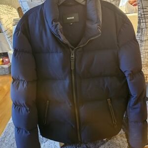 Mackage Men's Dark Blue Puffer Jacket
